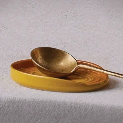 Le Creuset Signature stentøj oval grydeskeholder Nectar