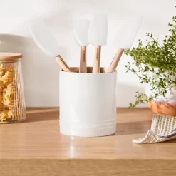 Le Creuset Signature stentøj redskabskrukke 1,1 liter White
