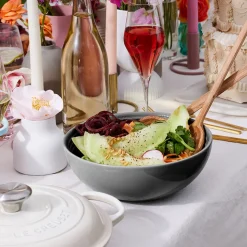 Le Creuset Signature stentøj serveringsskål 24cm Flint