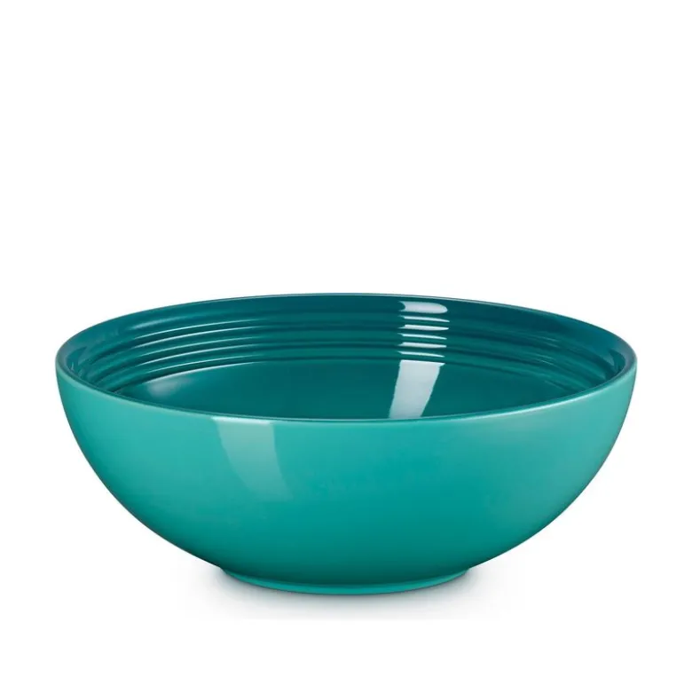 Le Creuset Signature stentøj serveringsskål Ø 24 cm Bleu Riviera