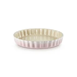 Le Creuset Signature stentøj tærtefad 28cm Shell Pink