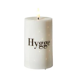 LED bloklys hygge H 12,5 cm