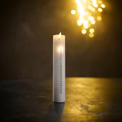 LED kalenderlys H 28 cm