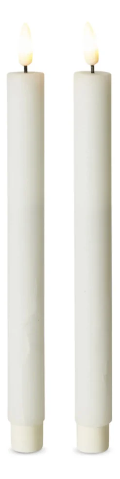 LED stagelys hvid 22 cm 2 stk.