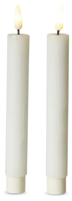 LED stagelys hvid 18 cm 2 stk.