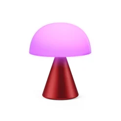 Lexon Mina lampe medium LH64 mørkerød