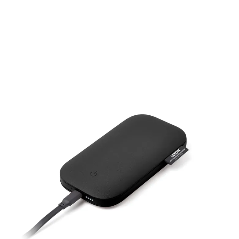 Lexon Softpower trådløs powerbank sort