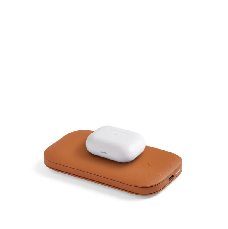 Lexon Softpower trådløs powerbank camel