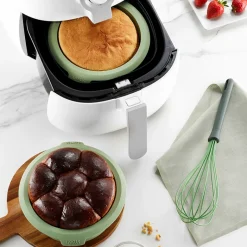 Lékué airfryer-form forest green Ø 15 cm