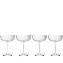 Luigi Bormioli Optica champagneskål 30 cl 4 stk.