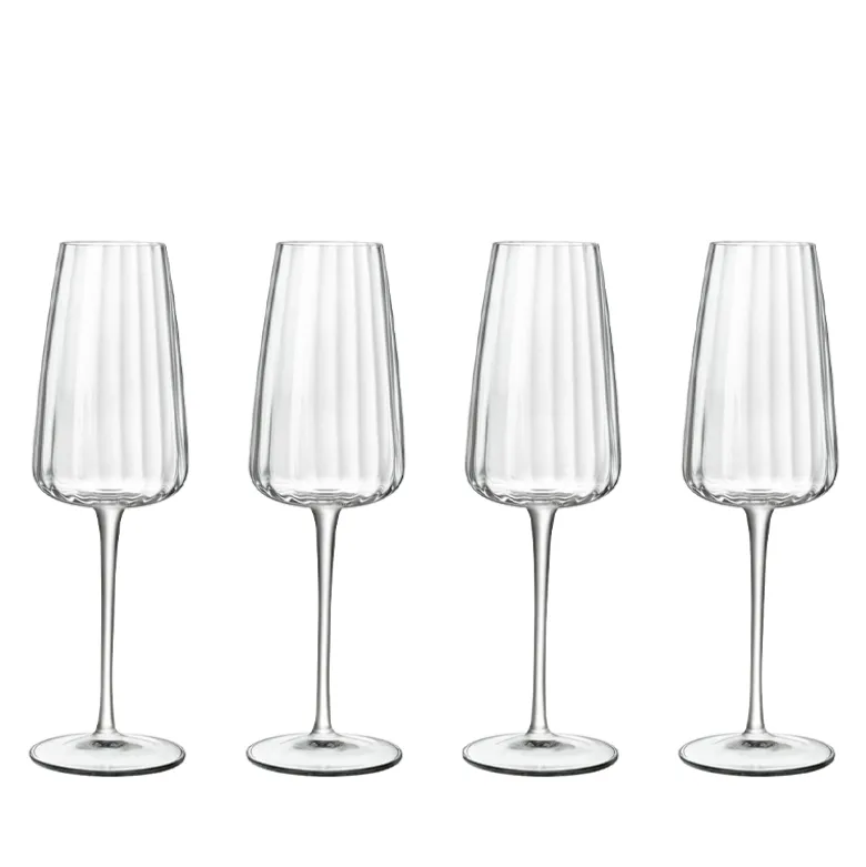 Luigi Bormioli Optica champagneglas glas 21 cl 4 stk.