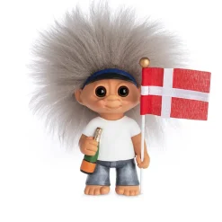 Lykketrold student dreng blå