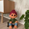 Lykketrold Grandam Storebror julefigur grøn 50 cm