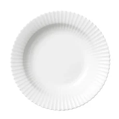 Lyngby dyb tallerken hvid 21 cm