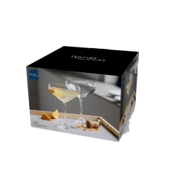 Lyngby Glas Juvel champagneskål 34 cl 4 stk.