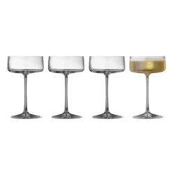 Lyngby Glas Krystal Zero champagneskål 26 cl 4 stk.