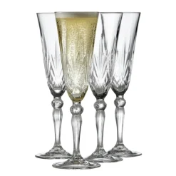 Lyngby Glas Melodia champagneglas 4 stk.