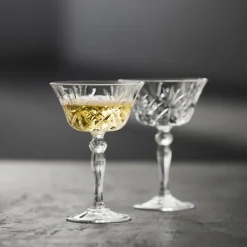 Lyngby Glas Melodia champagneskål 4 stk. 26 cl