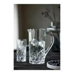 Lyngby Glas Melodia kande 1,2 liter med 6 glas 36 cl