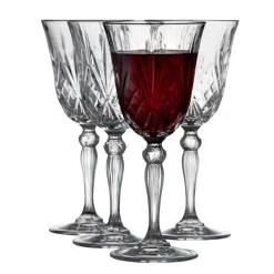 Lyngby Glas Melodia rødvinsglas 4 stk. 27 cl