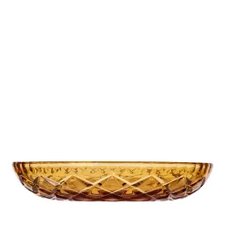 Lyngby Glas Sorrento asiet amber 4 stk. 16 cm