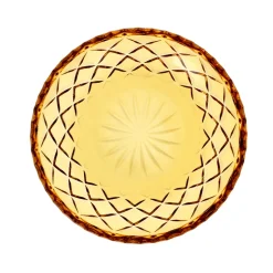 Lyngby Glas Sorrento asiet amber 4 stk. 16 cm