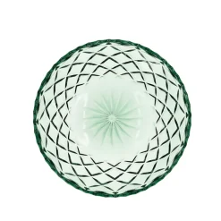 Lyngby Glas Sorrento asiet grøn 4 stk. 16 cm