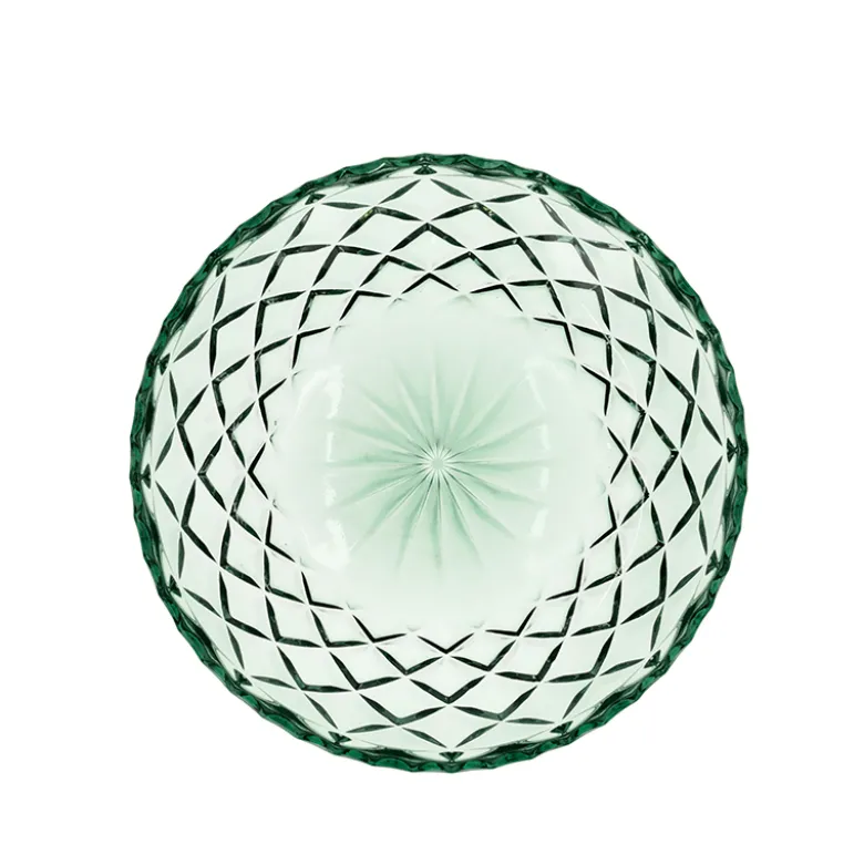 Lyngby Glas Sorrento asiet grøn 4 stk. 16 cm