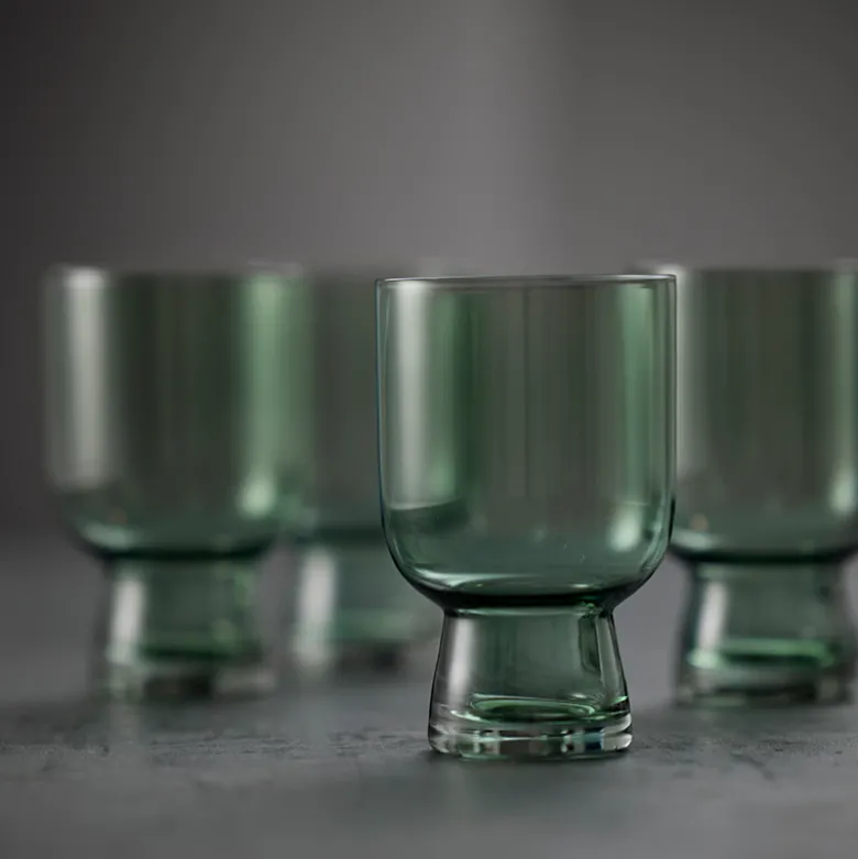 Lyngby Glas Sorrento Vandglas grøn 30 cl 4 stk.