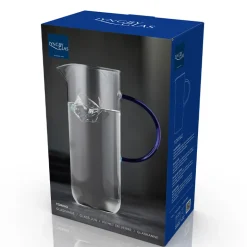 Lyngby Glas Torino glaskande 1,1 liter klar/blå