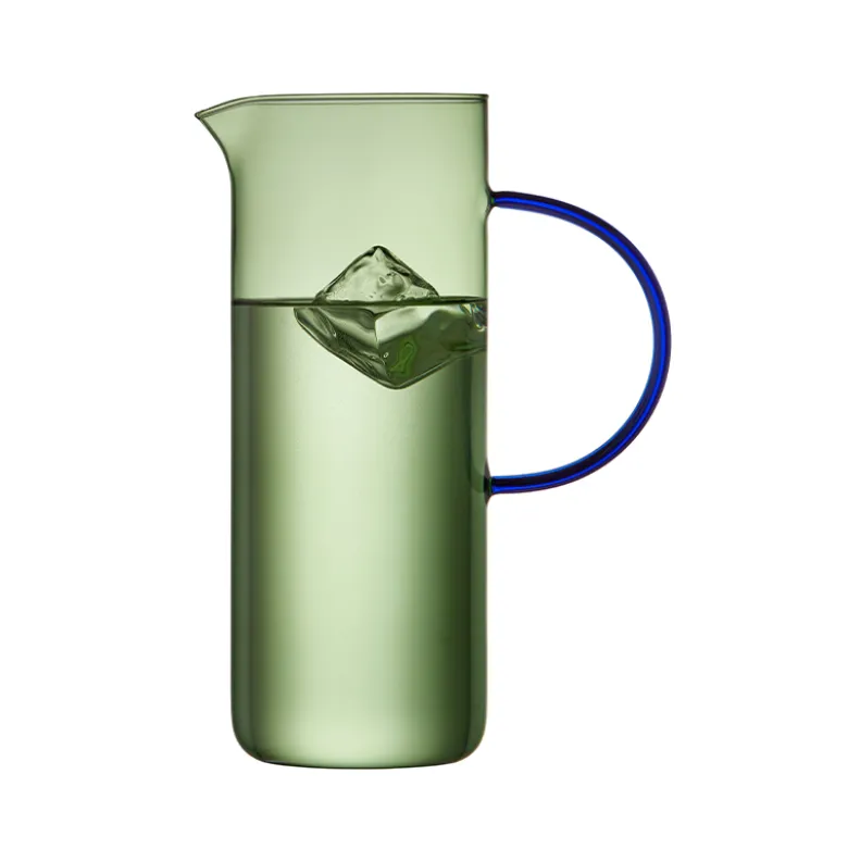 Lyngby Glas Torino glaskande 1,1 liter grøn/blå