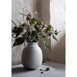 Lyngby Porcelæn Curve vase 12 cm hvid