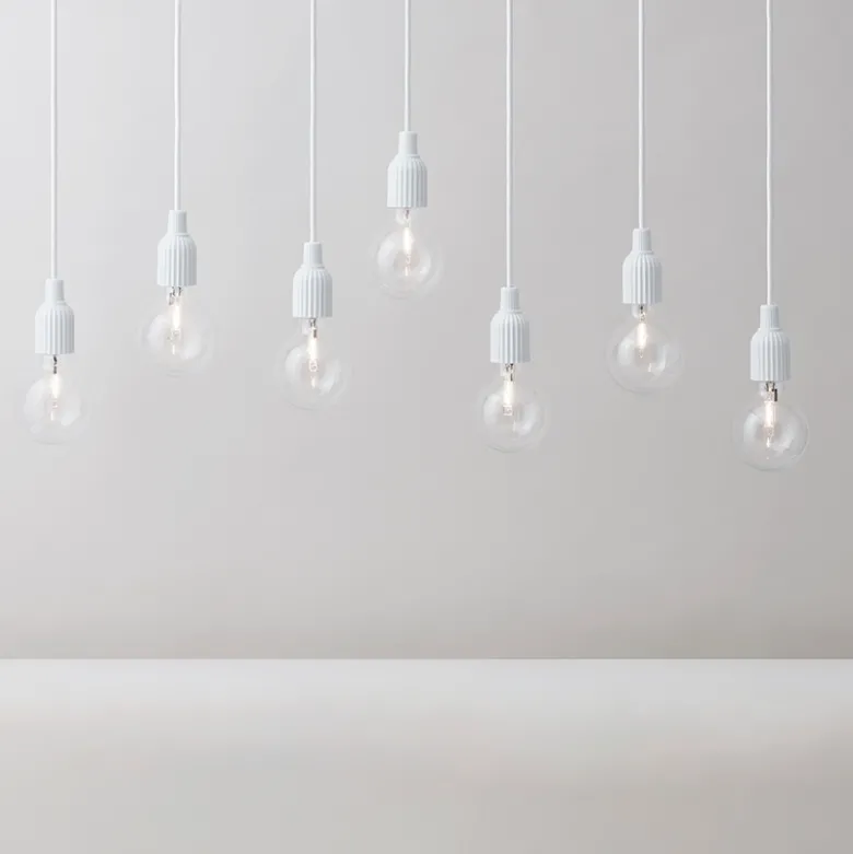 Lyngby Porcelæn Fitting pendel loftlampe hvid