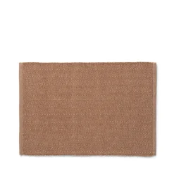 Lyngby Porcelæn Herringbone dækkeserviet brun 43x30 cm