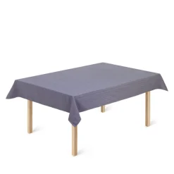 Lyngby Porcelæn Herringbone dug blå 150x320 cm