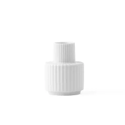 Lyngby Porcelæn kronelysestage hvid 7 cm