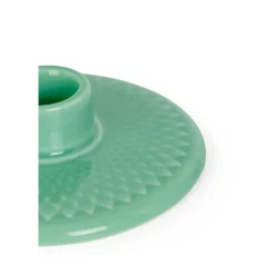 Lyngby Porcelæn Rhombe Color H 3 cm kronelysestage grøn