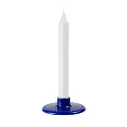 Lyngby Porcelæn Rhombe Color H3 kronelysestage mørk blå