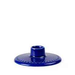 Lyngby Porcelæn Rhombe Color H3 kronelysestage mørk blå