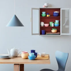 Lyngby Porcelæn Rhombe Color Krus Blå 33 cl