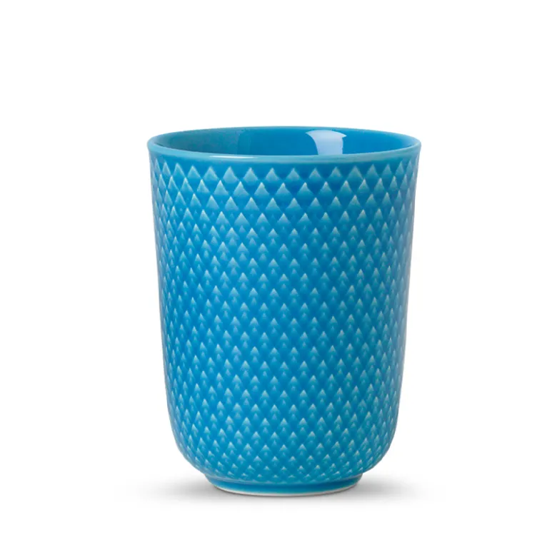 Lyngby Porcelæn Rhombe Color Krus Blå 33 cl
