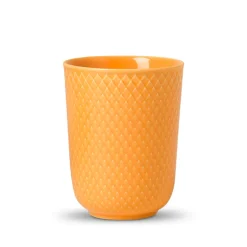 Lyngby Porcelæn Rhombe Color Krus Gul 33 cl
