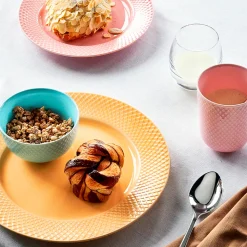 Lyngby Porcelæn Rhombe Color Krus Rosa 33 cl