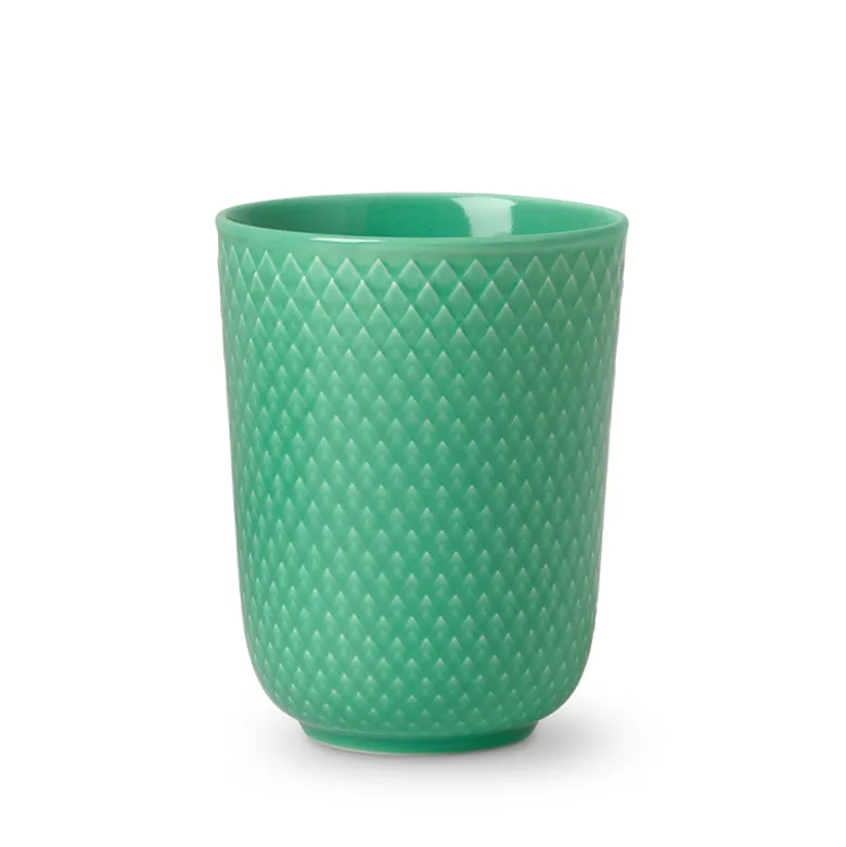 Lyngby Porcelæn Rhombe Color Krus Grøn 33 cl