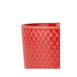 Lyngby Porcelæn Rhombe Color krus koral 33 cl