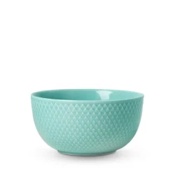 Lyngby Porcelæn Rhombe Color skål aqua 13 cm