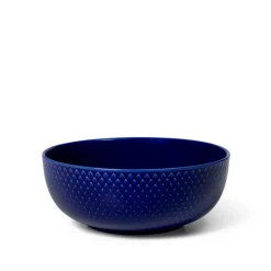 Lyngby Porcelæn Rhombe Color skål mørk blå 15,5 cm