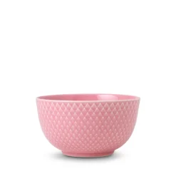 Lyngby Porcelæn Rhombe Color skål rosa 11 cm