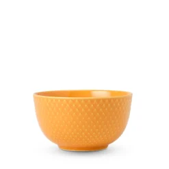 Lyngby Porcelæn Rhombe Color skål gul 11 cm