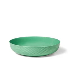 Lyngby Porcelæn Rhombe Color serveringsskål Ø 28 cm grøn